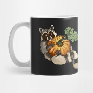 Pumpkin Bandit Raccoon Mug